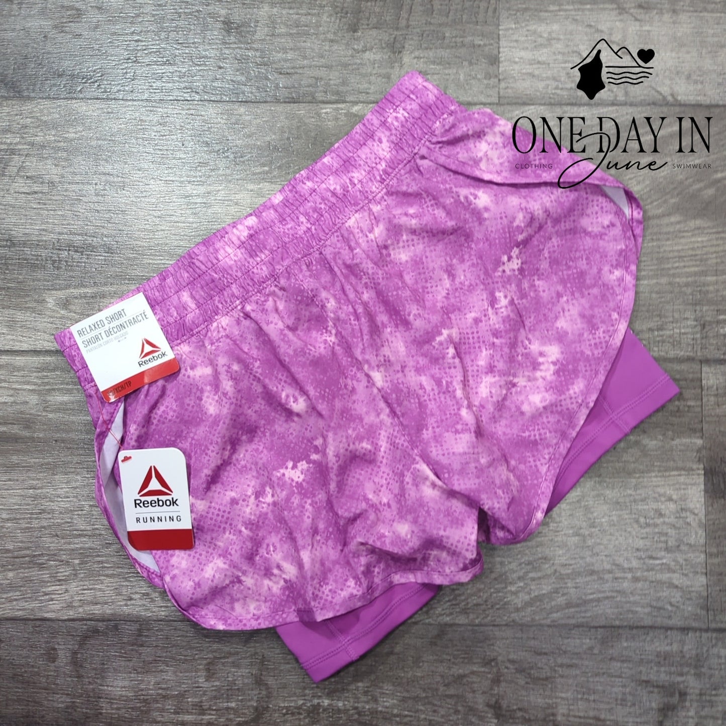 Reebok Layered Running Shorts Size XS