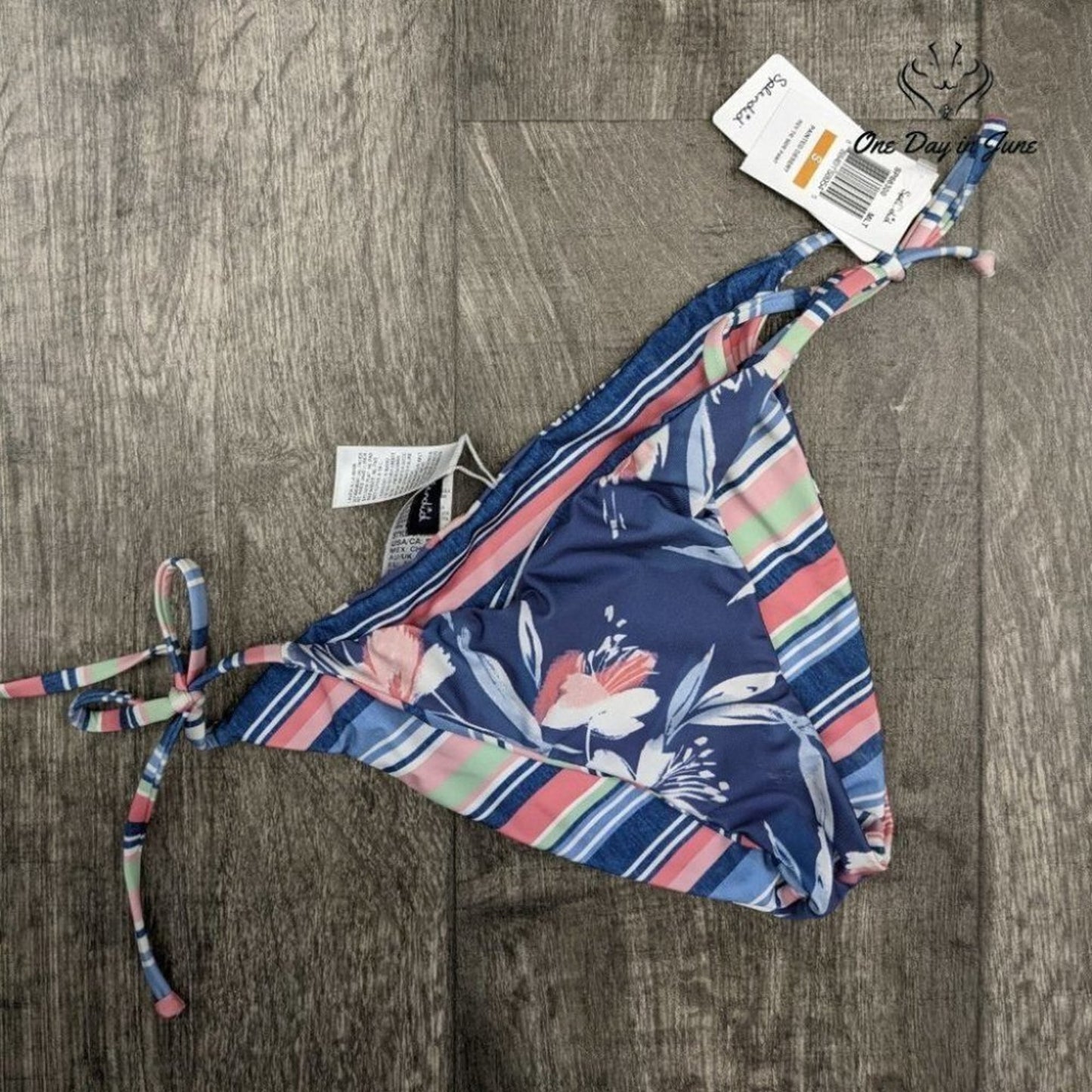 Splendid Reversible Tie Bikini Bottom Size S