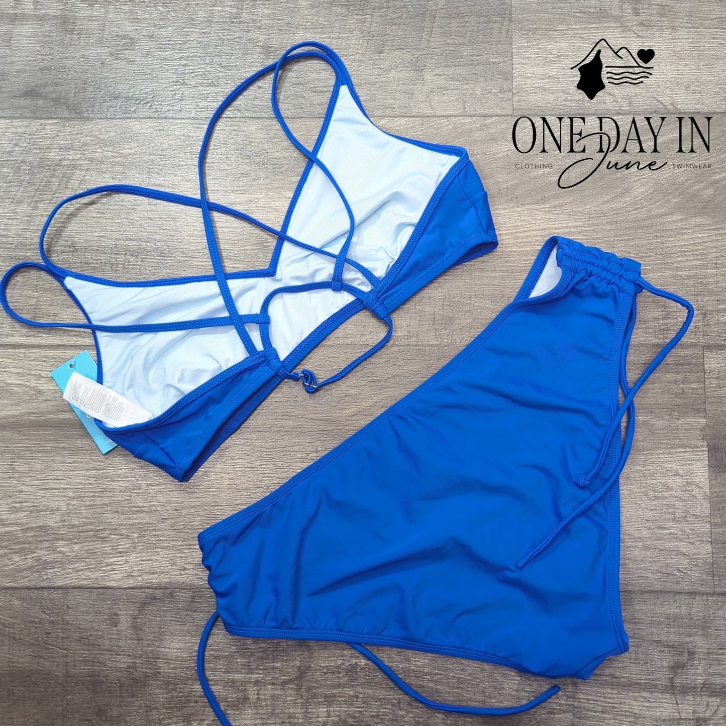 Cupshe Tie Back Tie Side Bikini Swimsuit Size XL
