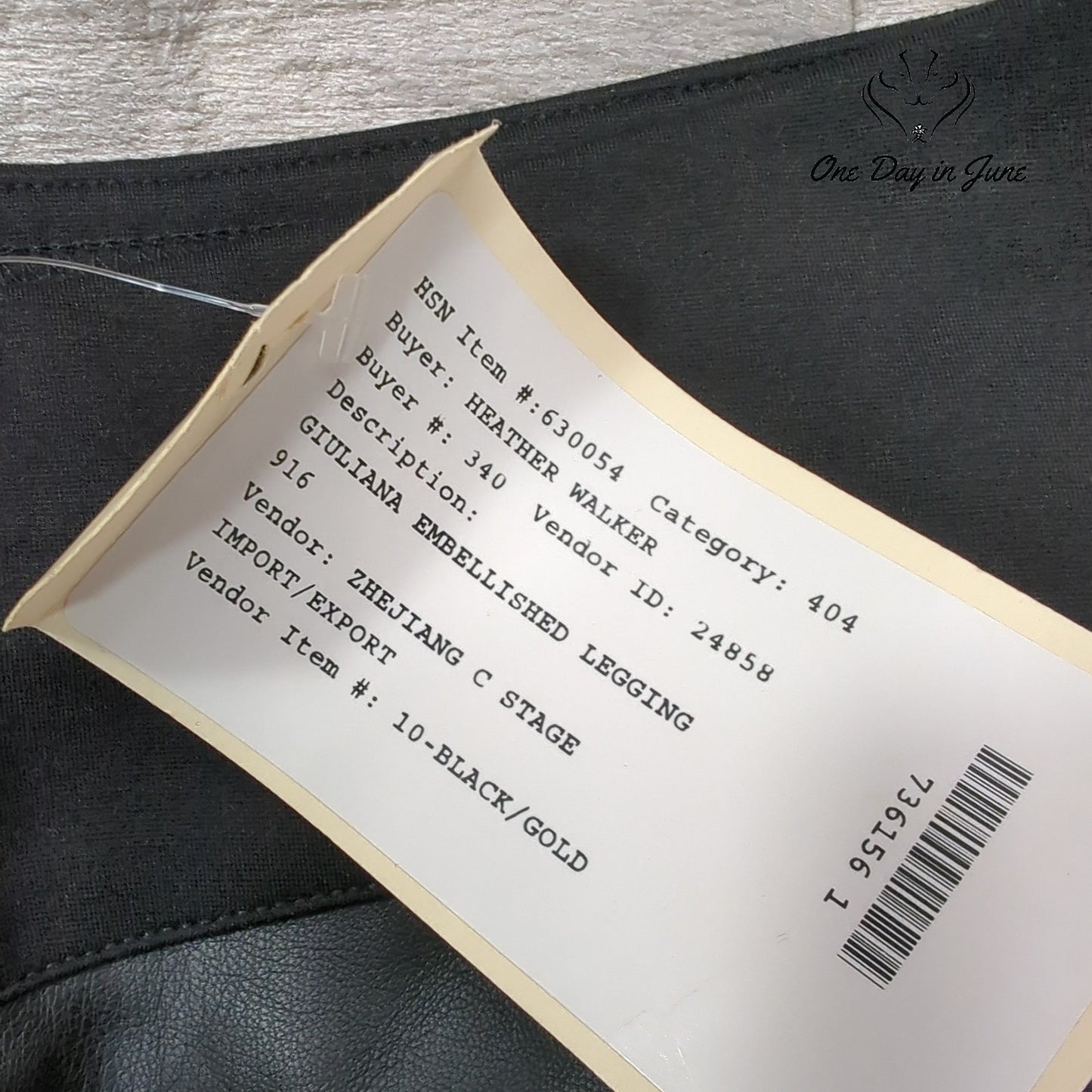 G by Giuliana Faux Leather Embellished Legging Pants Size 10