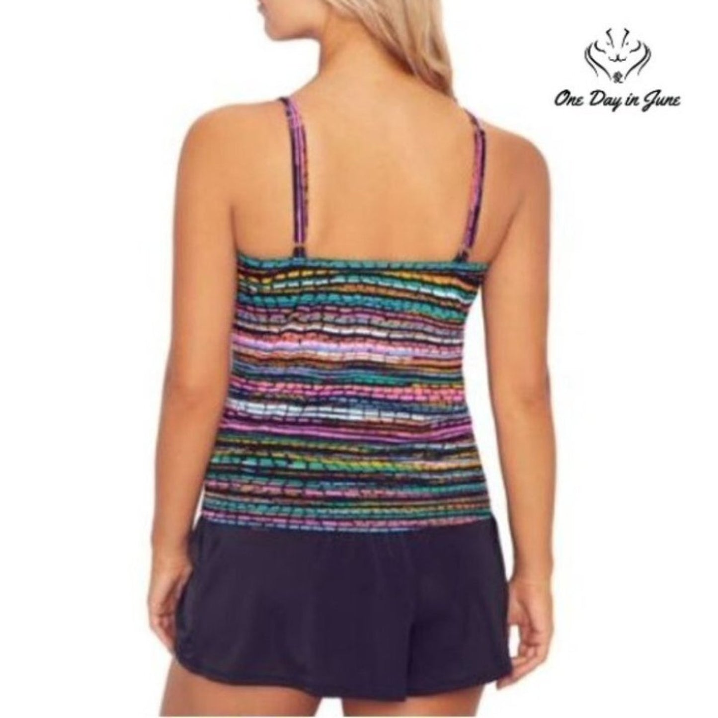 Trimshaper City Lights Farrah Romper One-Piece Size 18W