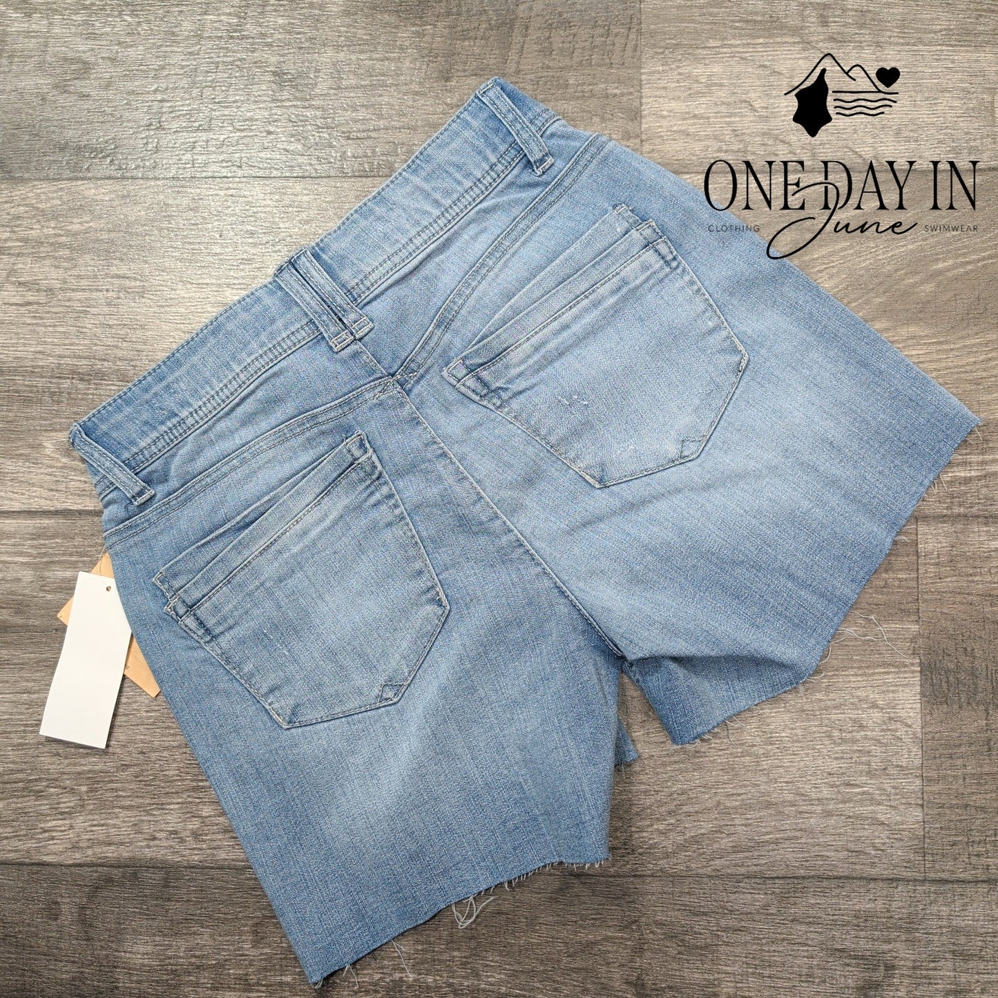 Democracy High Rise Denim Shorts Size 2