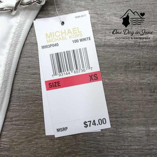 Michael Kors Chain Detail Bikini Bottom Size XS