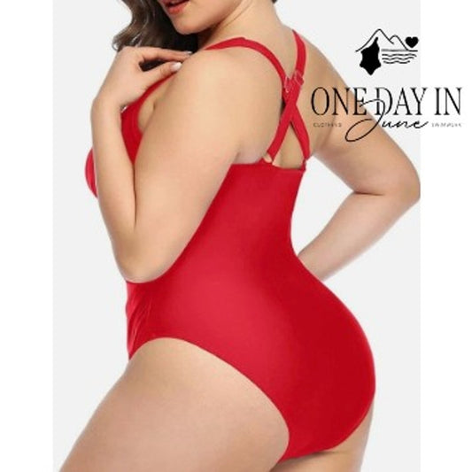Yonique Plus Size One Piece Swimsuit Size 20W