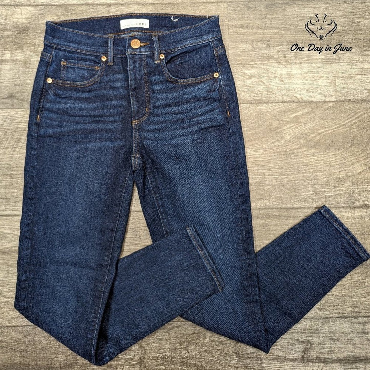 Loft Skinny Crop Jeans Size 2