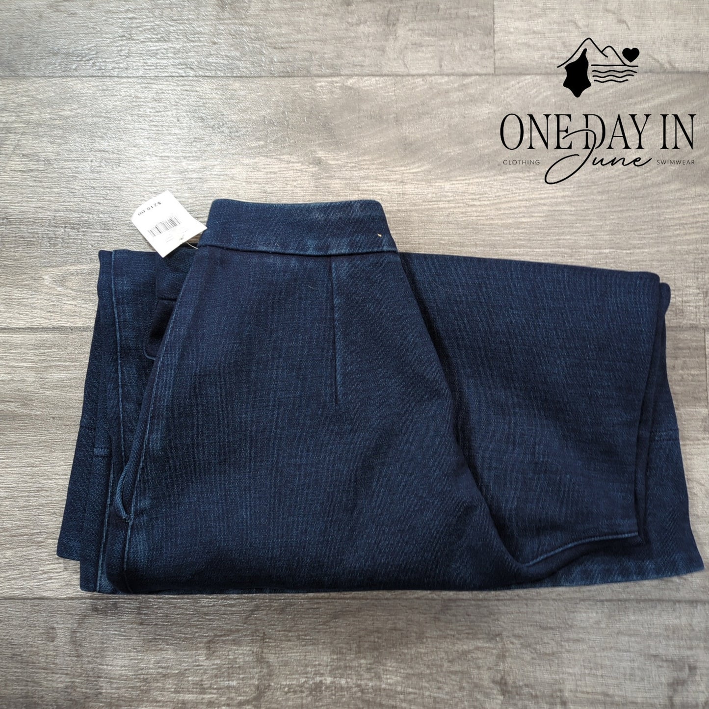 AG Adriano Goldschmied High Waist Wide Leg Coulotte Jeans Size 27 (4)
