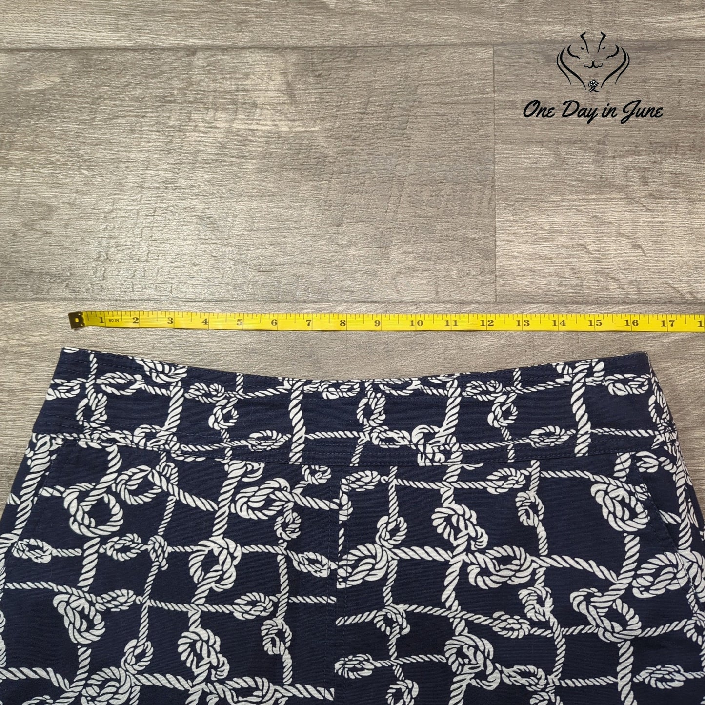 Talbots Nautical Skirt Size 10