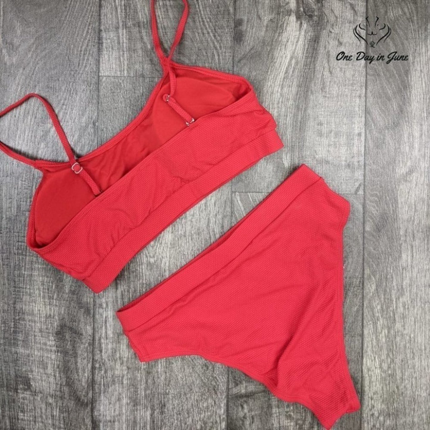 Pink Queen Push Up High Waist Bikini Swimsuit Size XL