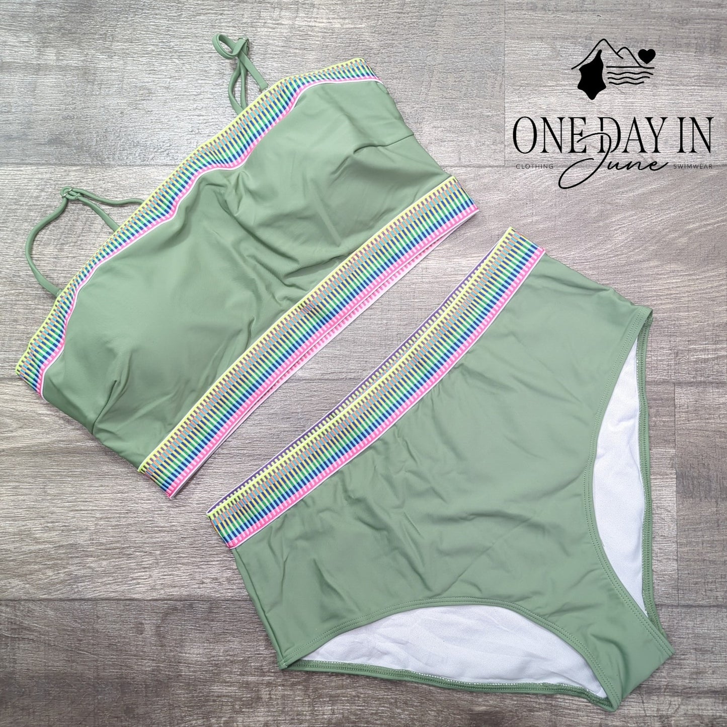 Adisputent Crop Bikini Swimsuit Size XL