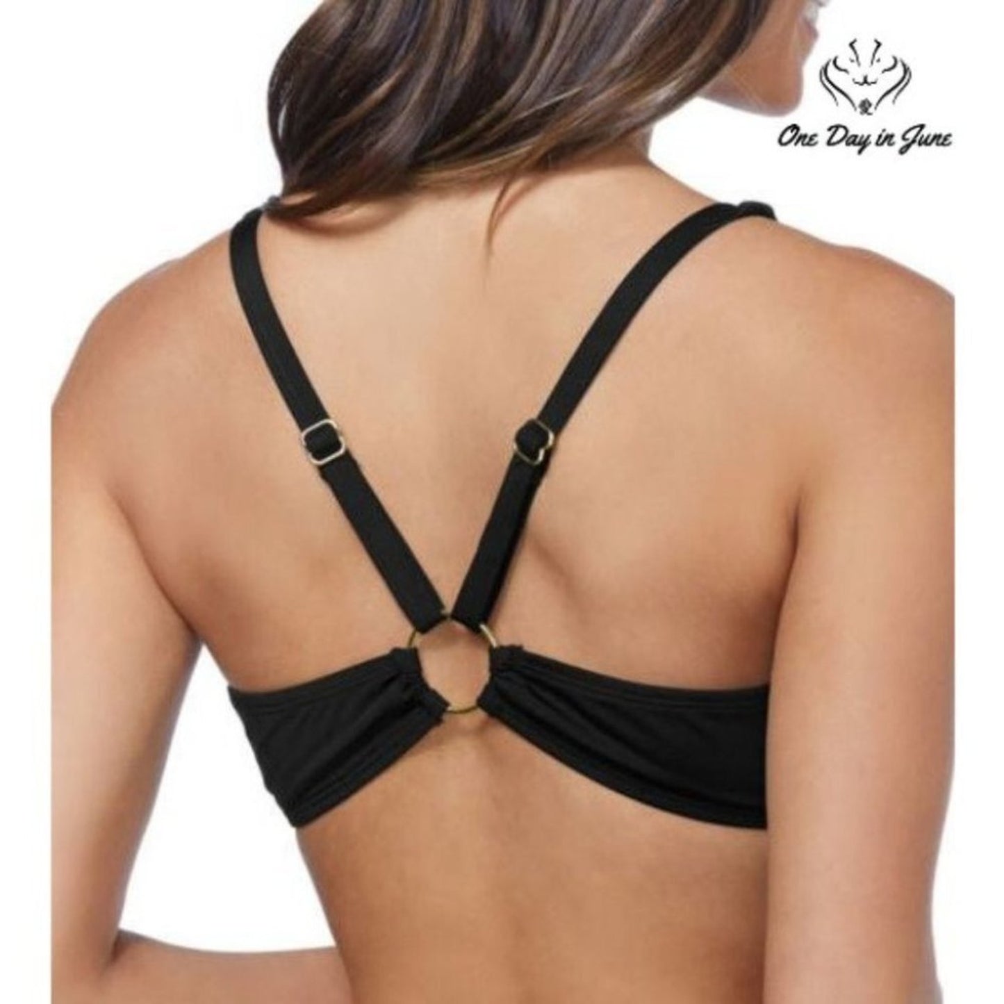 Ambrielle Bralette Bikini Top Size S