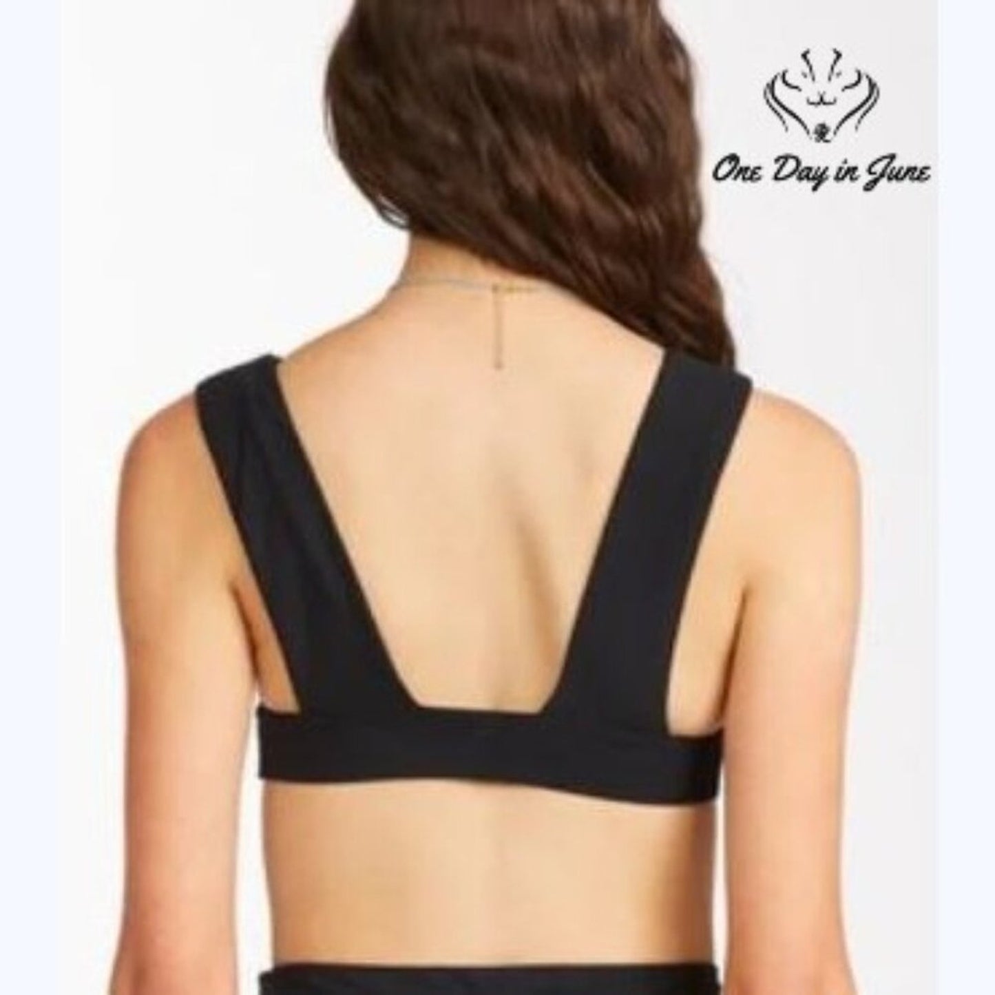 Billabong Sol Searcher Plunge Bikini Top Size M
