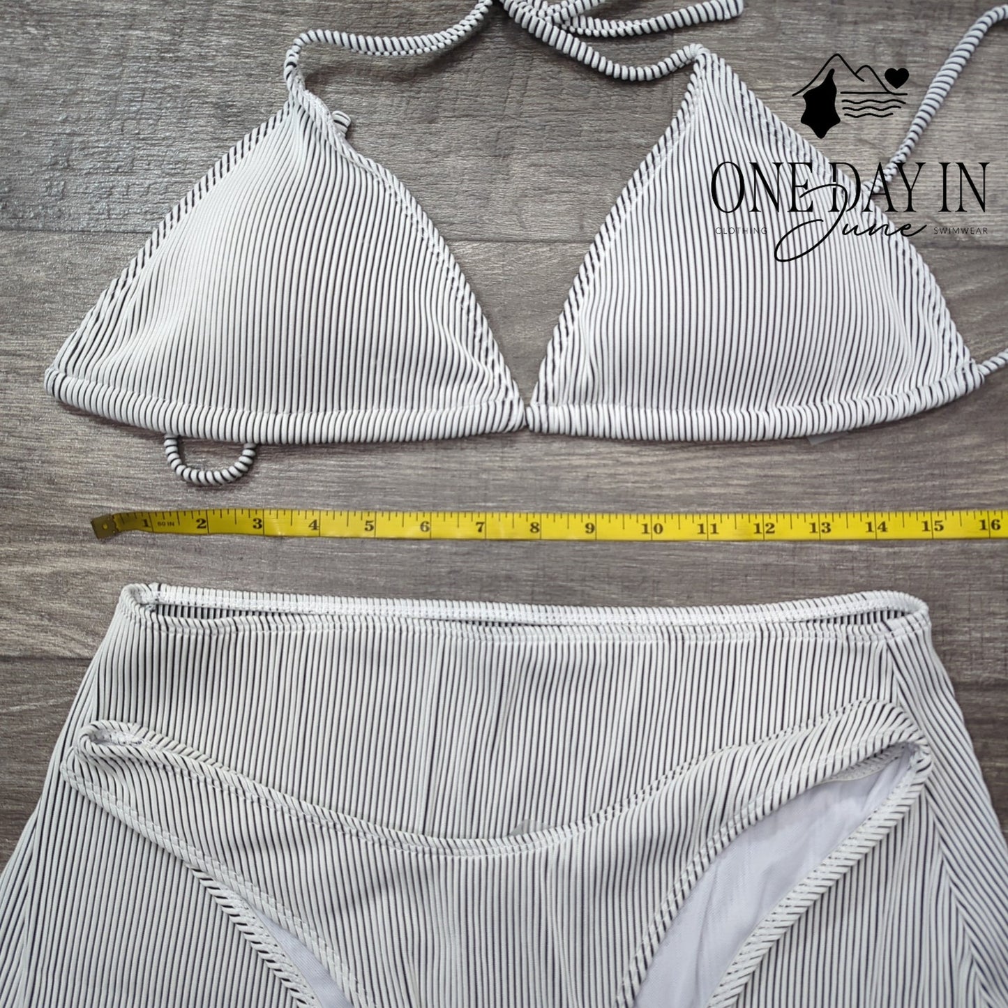 CharmLeaks Adjustable Triangle 3 Piece Bikini Swimsuit Size XL
