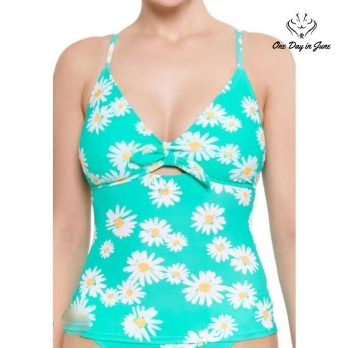 Arizona Jean Co. Juniors Floral Bikini Top Size S