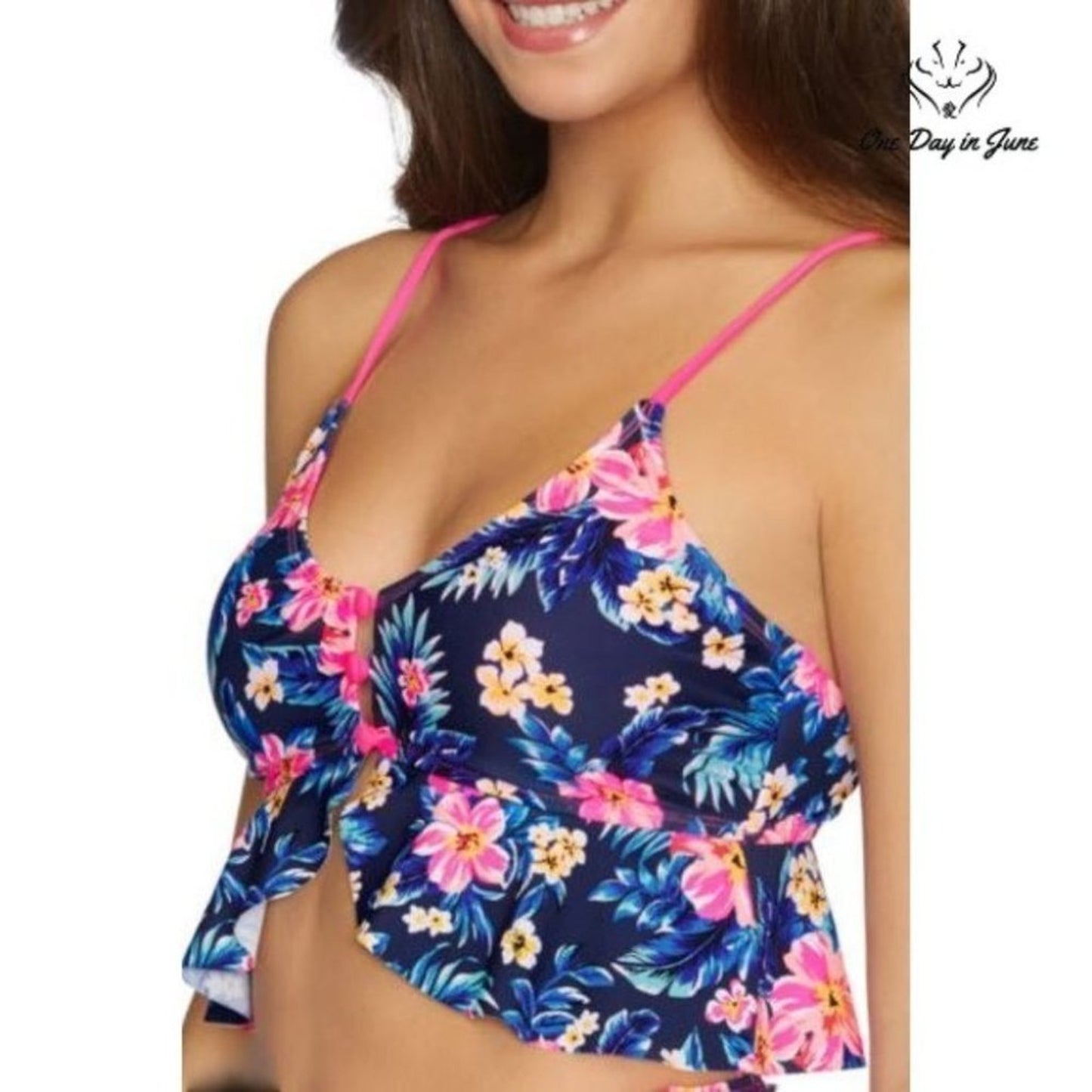 Arizona Jean Co. Juniors Bralette Bikini Top Size L