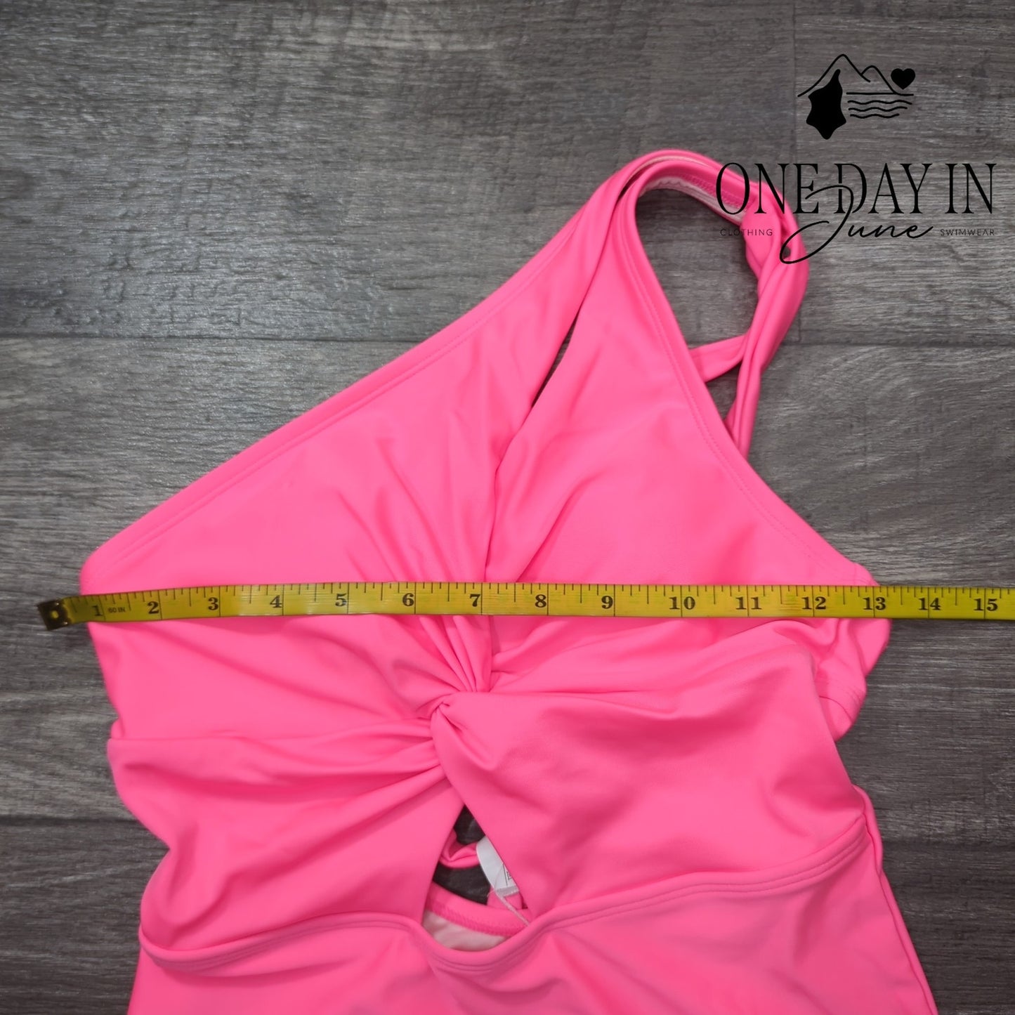 Cupshe Twist Front One Shoulder One Piece Swimsuit Size S
