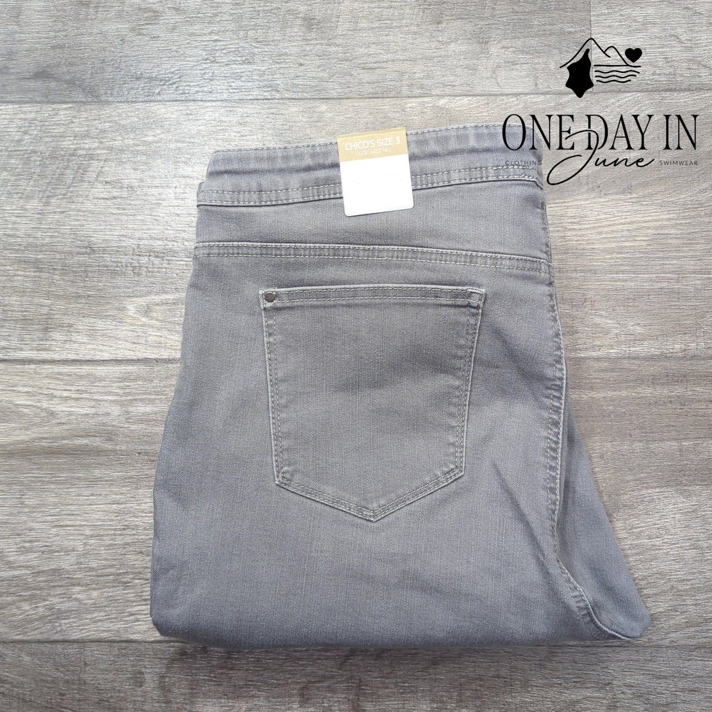 Chico's Girlfriend Slim Leg Ankle Jeans Size Chico's 3 (16)