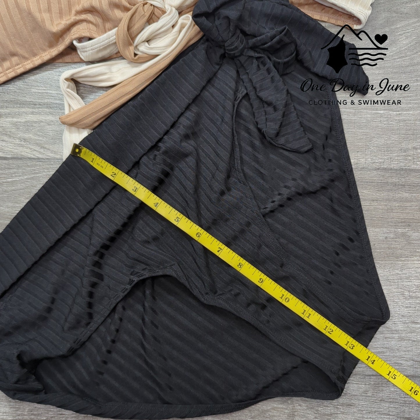 Charmleaks Plus Size Tie Front High Waist Bikini Swimsuit Size 3XL