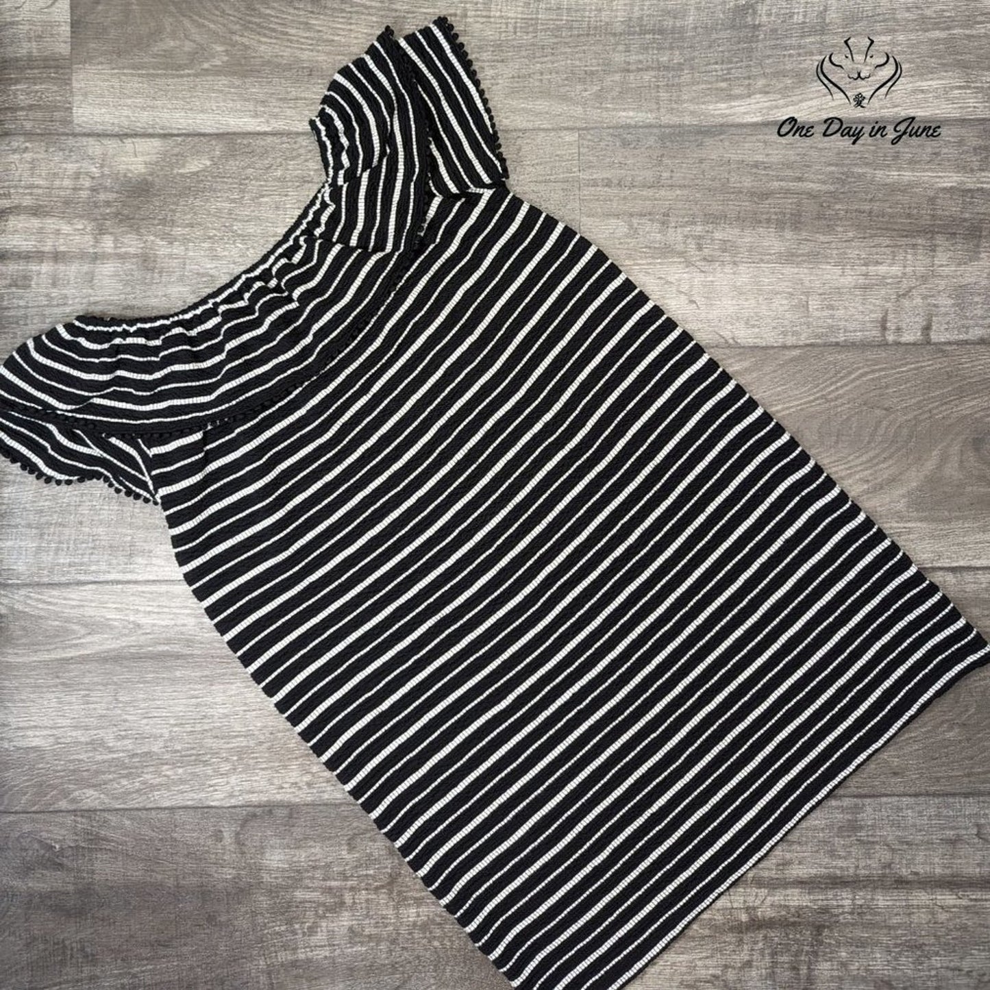 Loft Petite Sleeveless Ruffle Collar Mini Dress Size SP