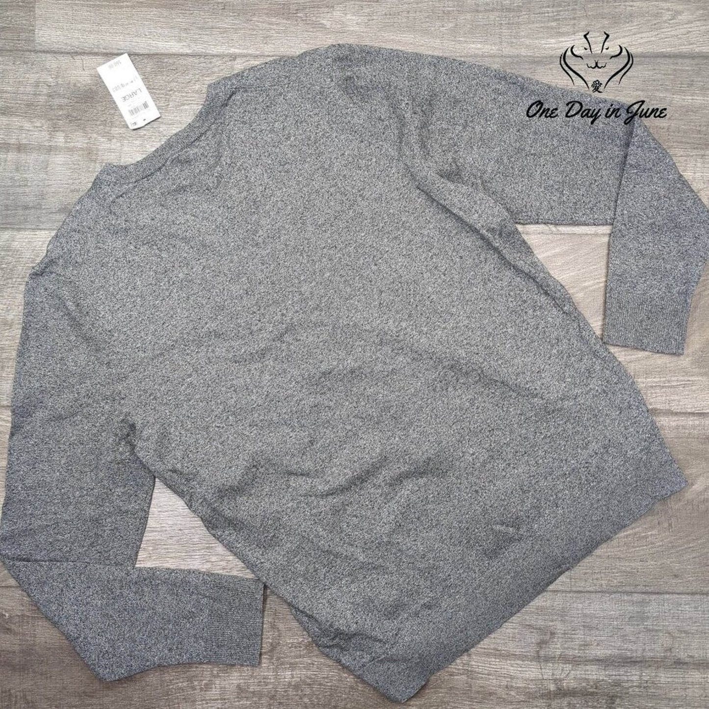 Alfani V Neck Long Sleeve Sweater Size L