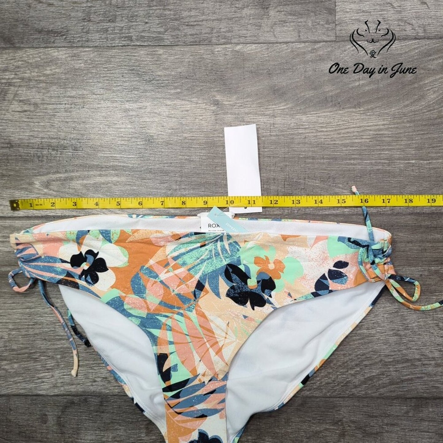 Roxy Beach Classics Full Coverage Bikini Bottom Size XL