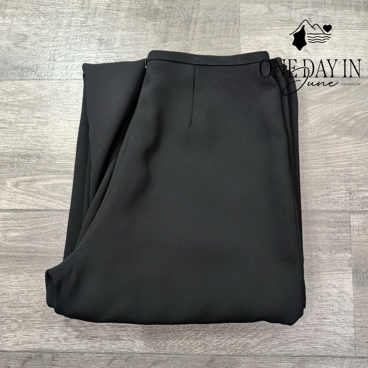 Chetta B Evening Wide Leg Dress Pants Black Formal Trousers NWT Size 6