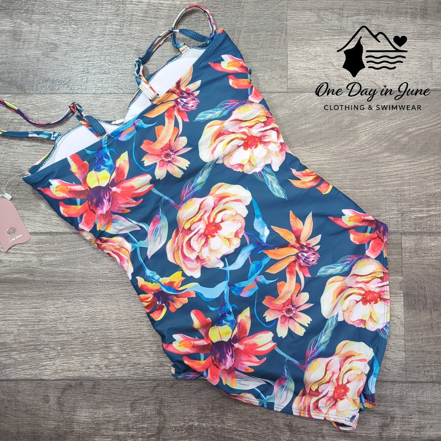 Smismivo Floral Tummy Control One Piece Size M