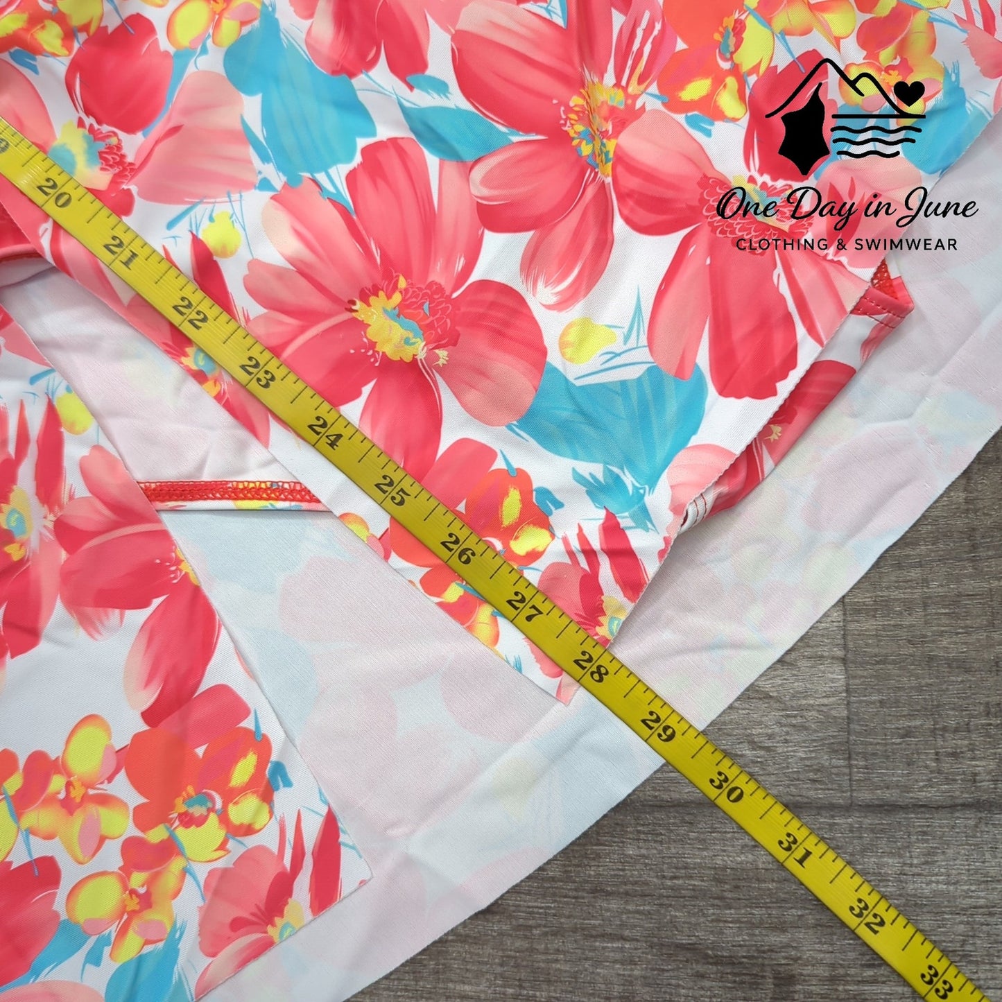 Grace Karin Floral One Piece Swimdress Swimsuit Size L