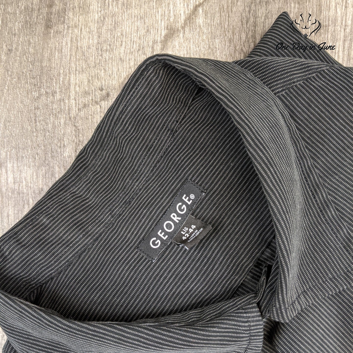 George Men's long sleeve shirt with pocket Size L (42-44)