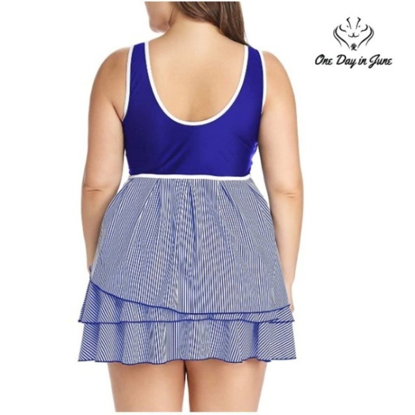 LALAGEN Racerback Tankini Swimdress Size XL