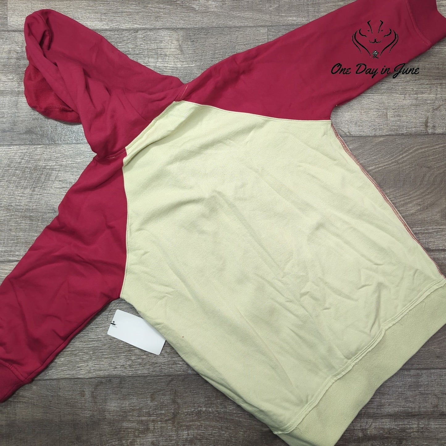 G for her Virginia Tech Zip Front Hoodie Size L