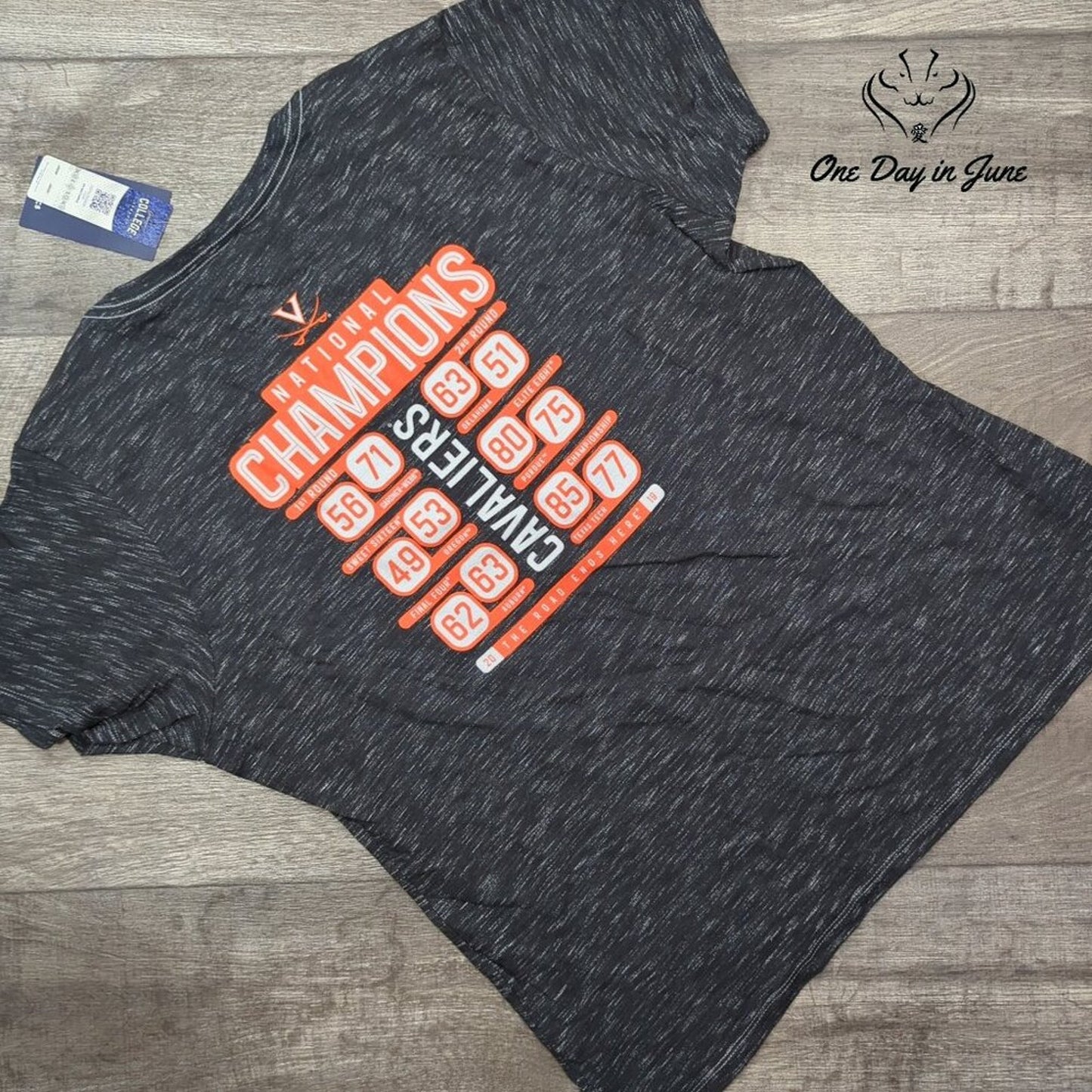 Fanatics Tennessee National Champions Tee Shirt Size 2XL