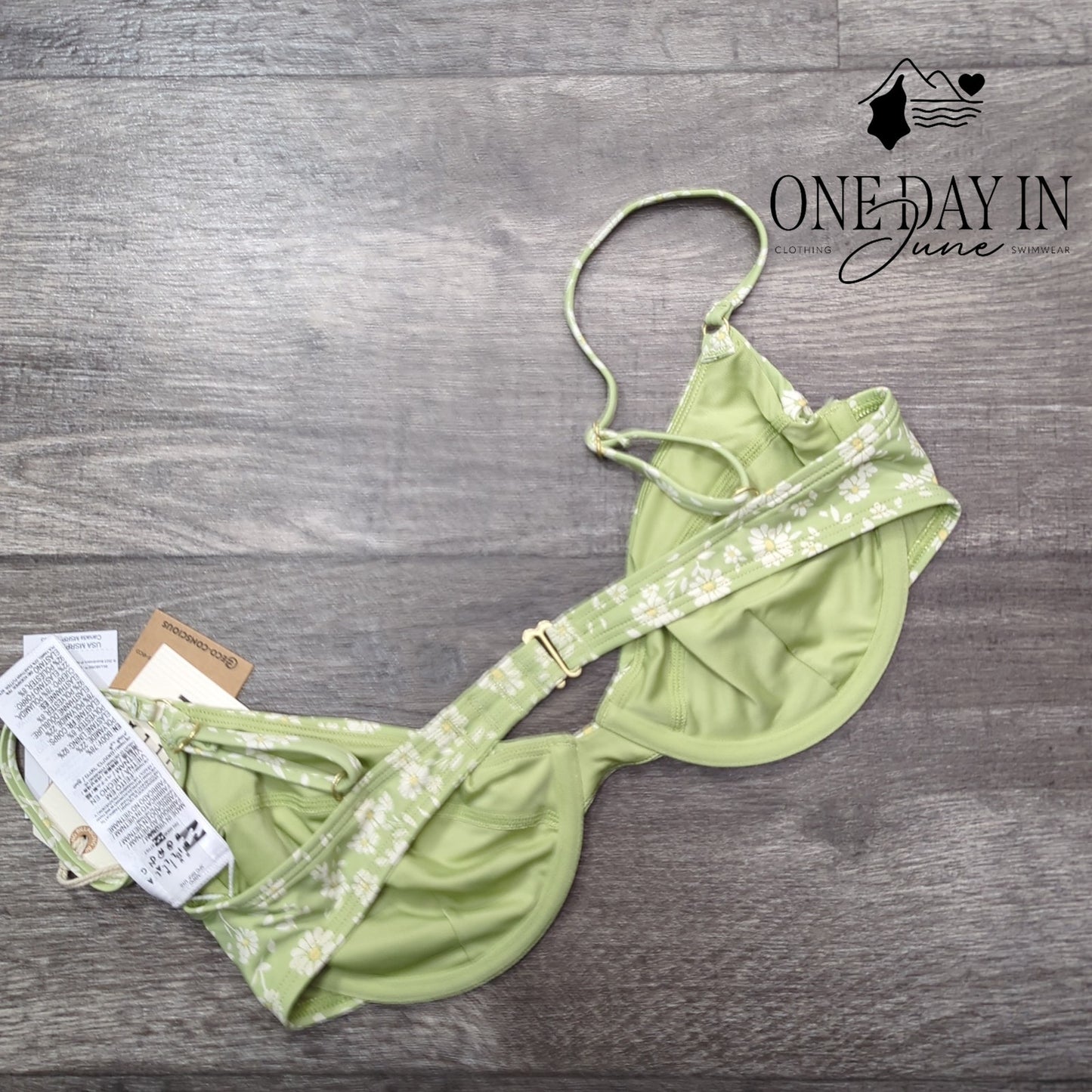 Billabong Wild West Ditsy Morgan Underwire Bikini Top Size L