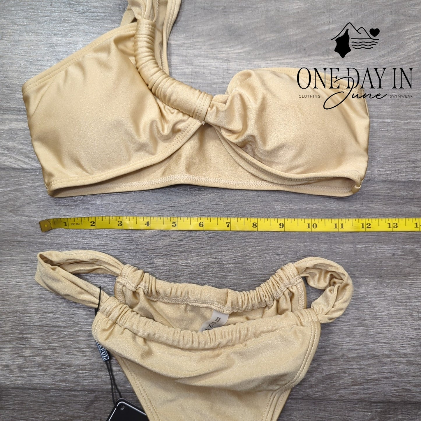 Zaful One Shoulder Bikini Swimsuit Size S