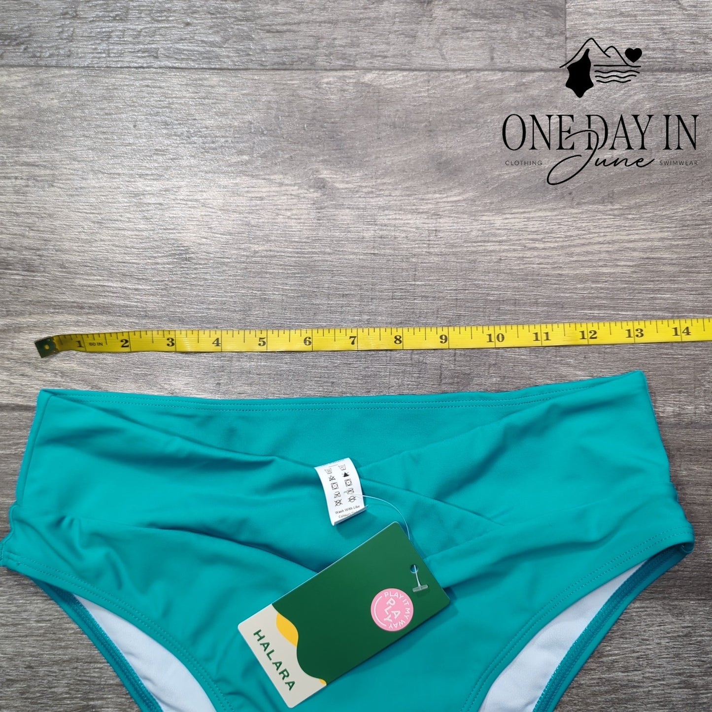 Halara High Cut Bikini Bottom Size M
