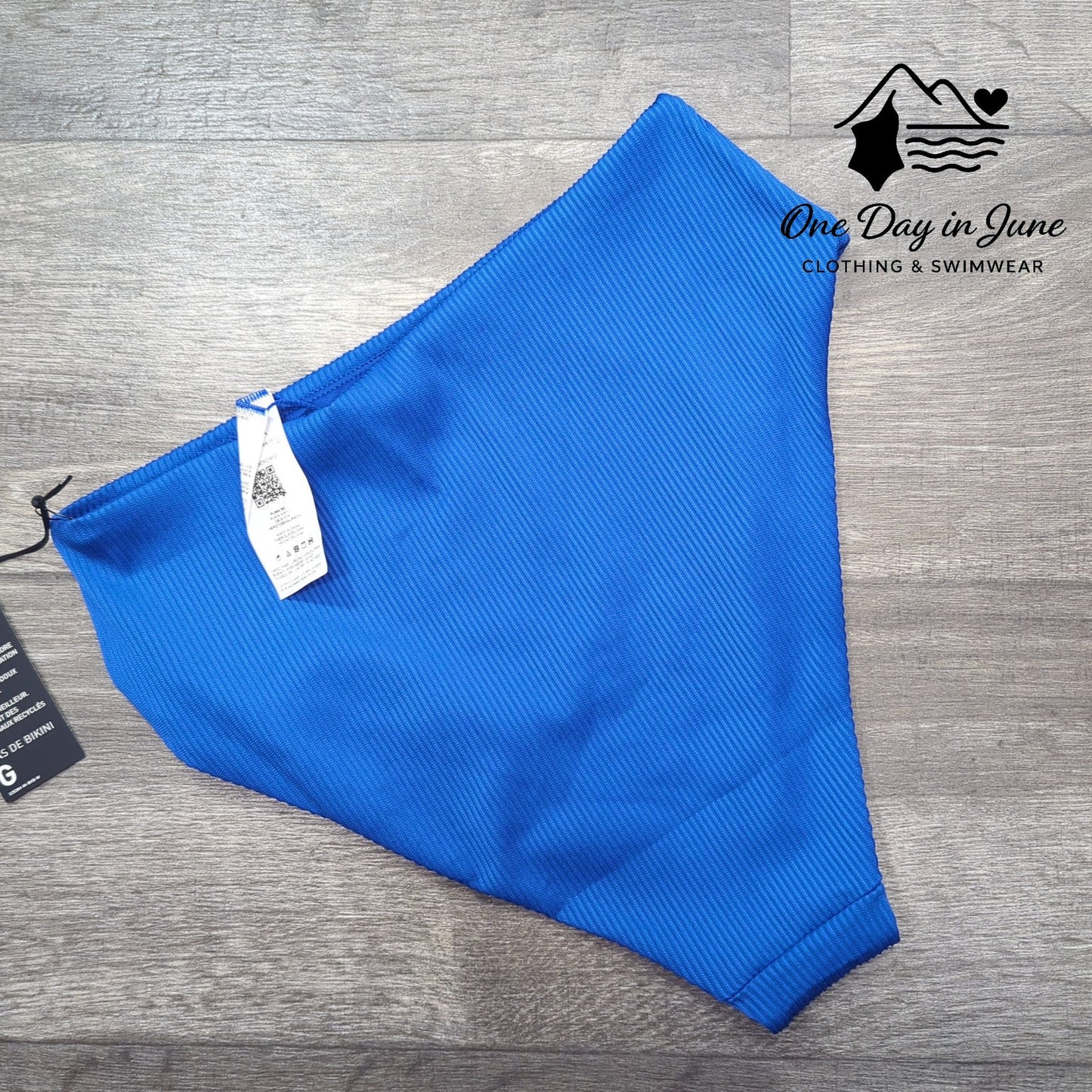Puma Ribbed High Cut Bikini Bottom Size L