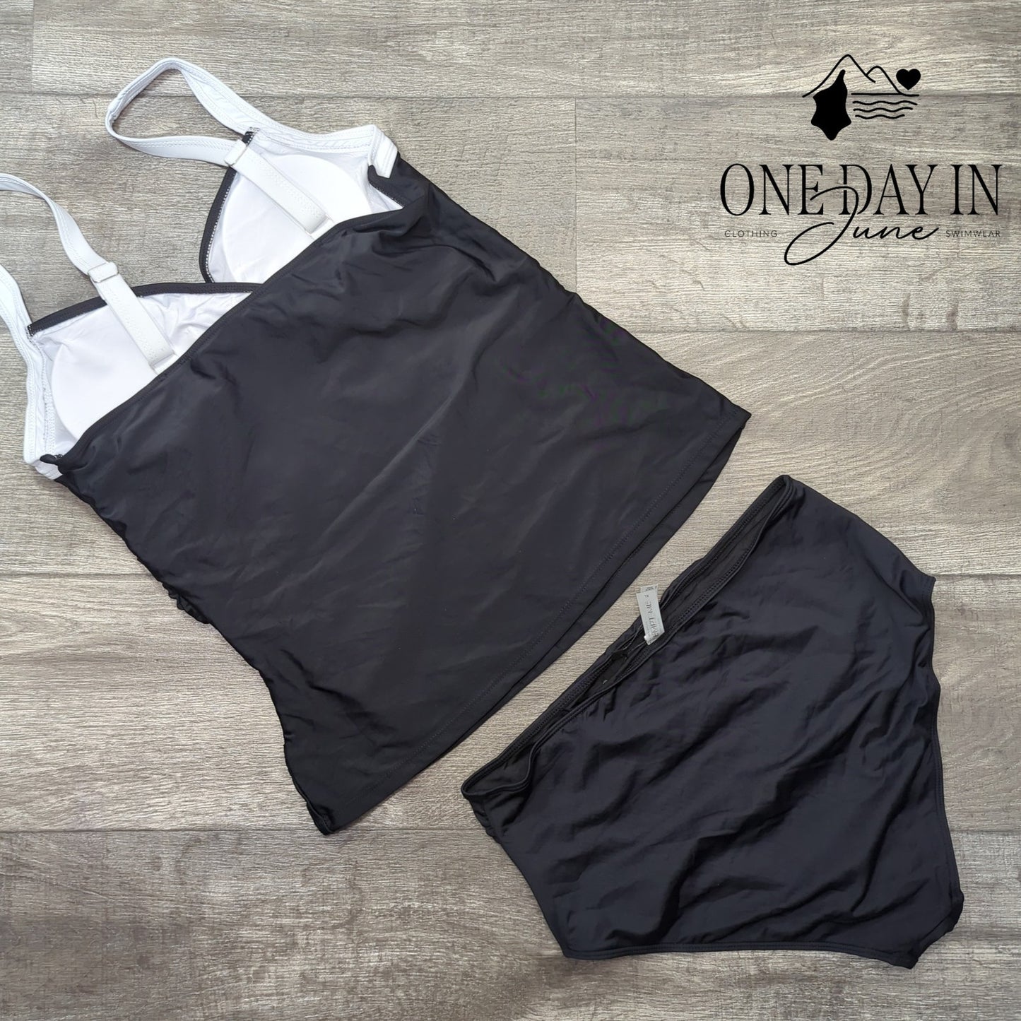 Tempt Me High Waist Tankini Swimsuit Size XL