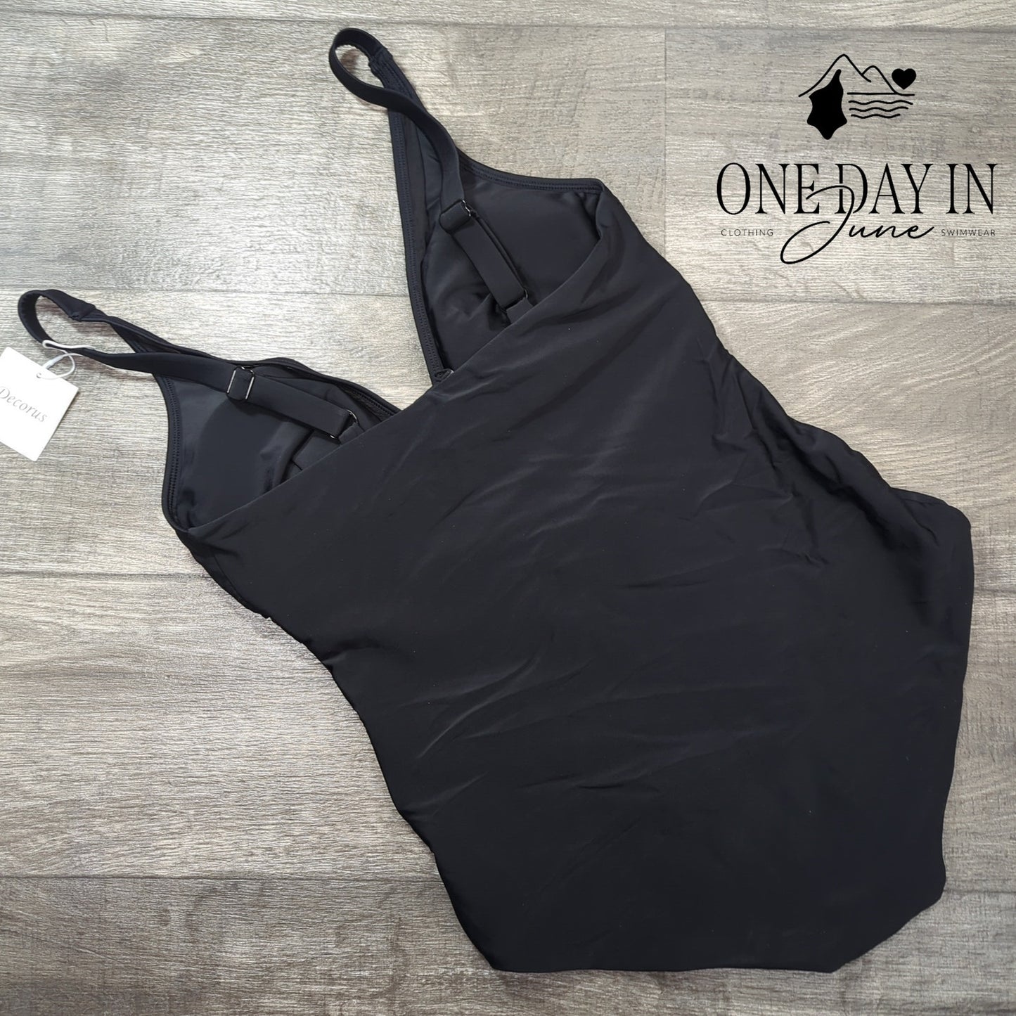 Decorus Mesh Cut Out One Piece Swimsuit Size L