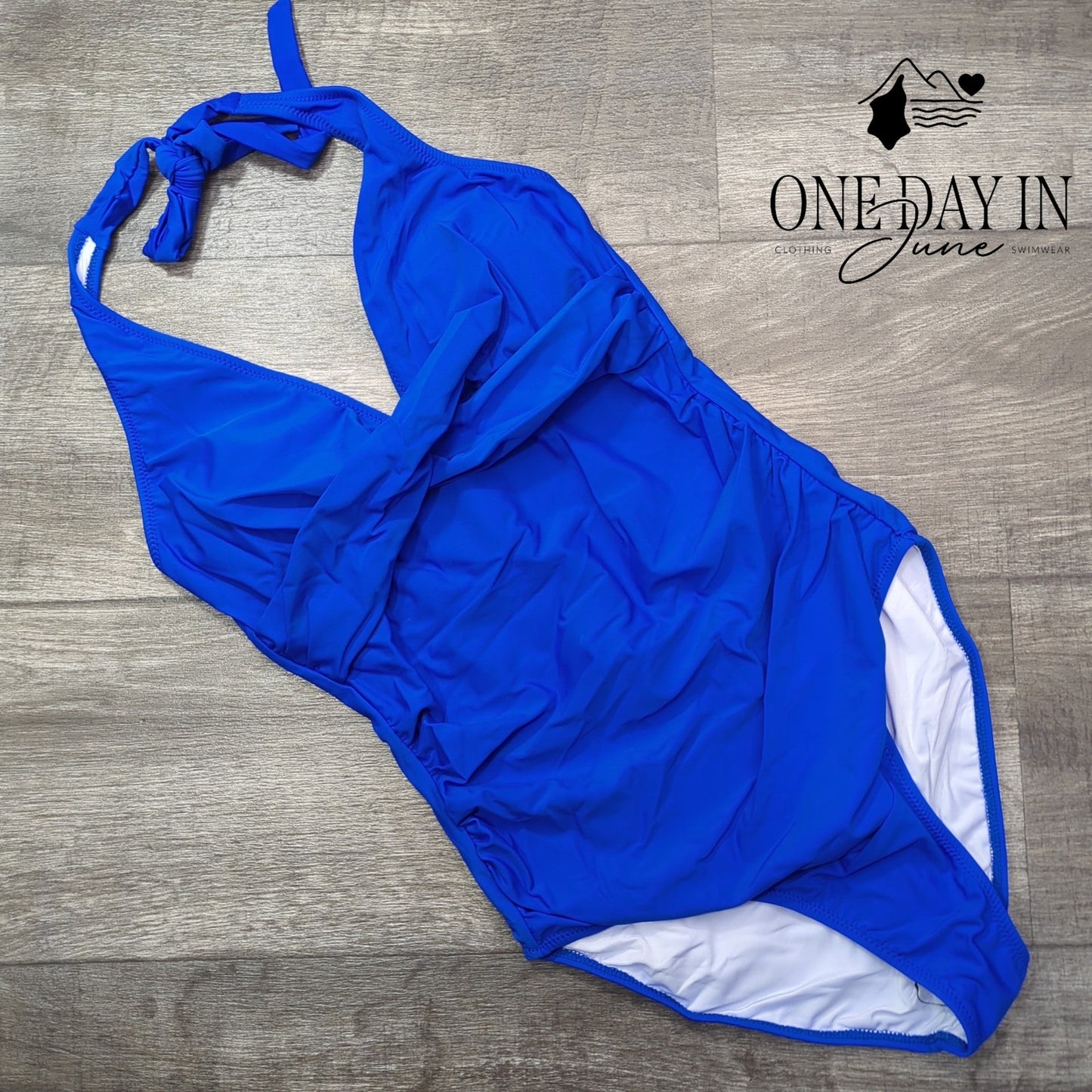 Suuksess Cross Front One Piece Swimsuit Size S