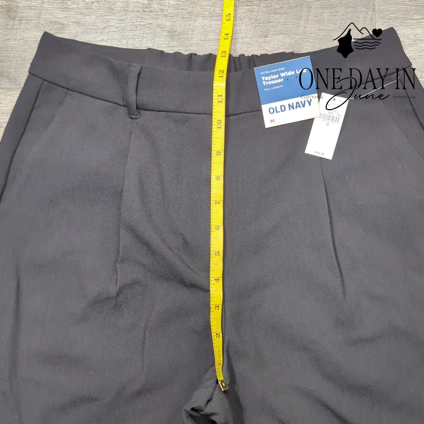 Old Navy Taylor Wide Leg Trouser Pants Size M
