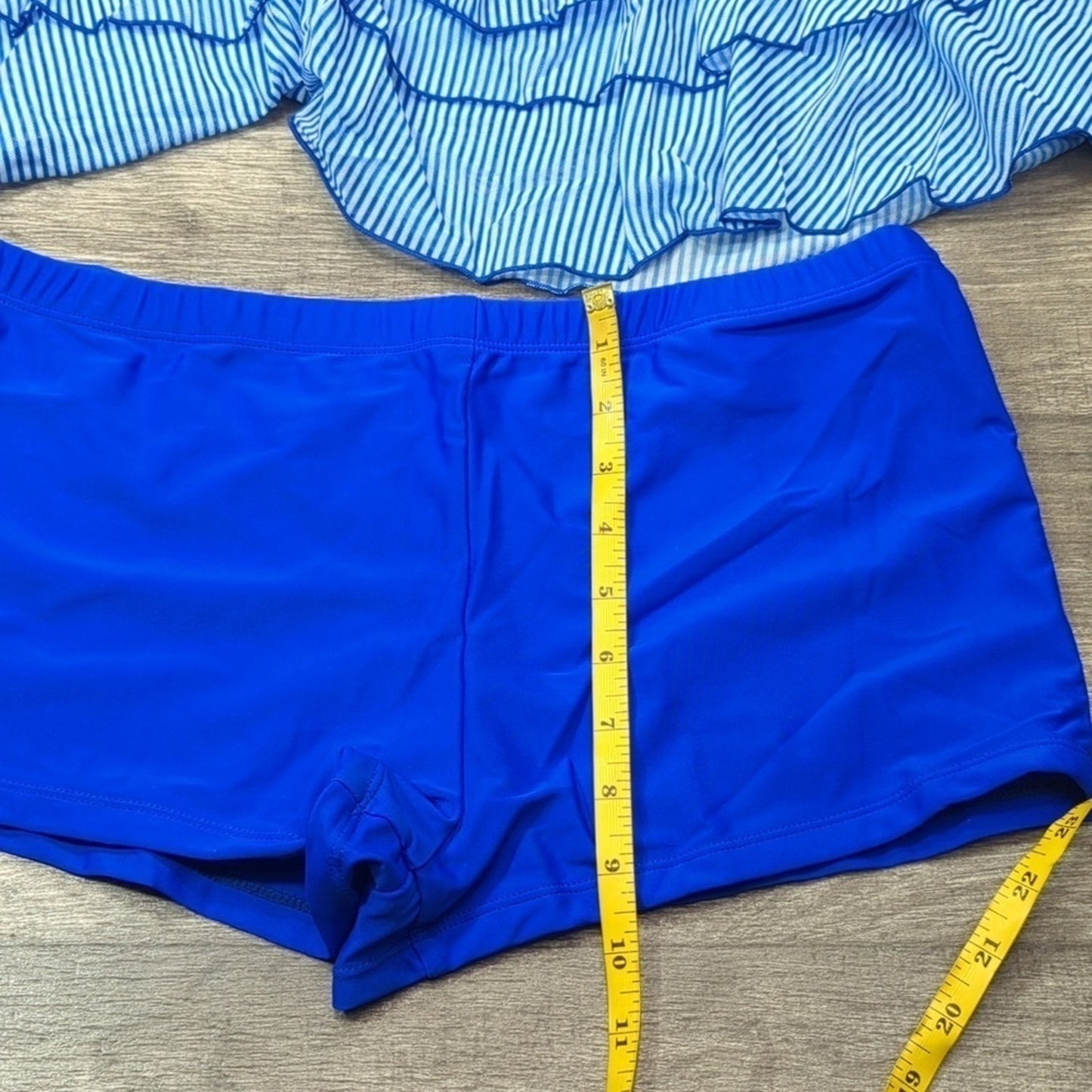 LALAGEN Racerback Tankini Swimdress Size L