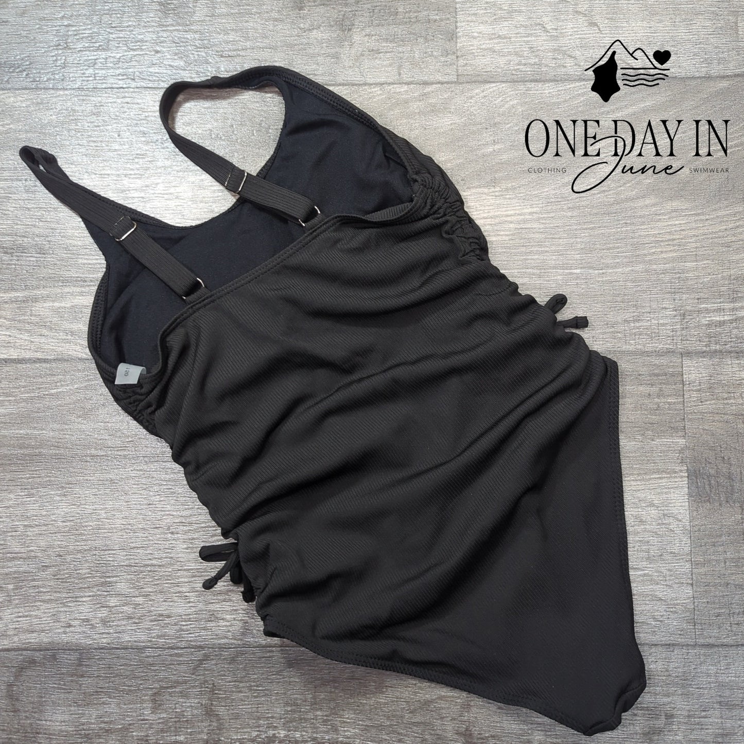 Millenium Girl Ribbed One Piece Swimsuit Size 150 (10 Yr)