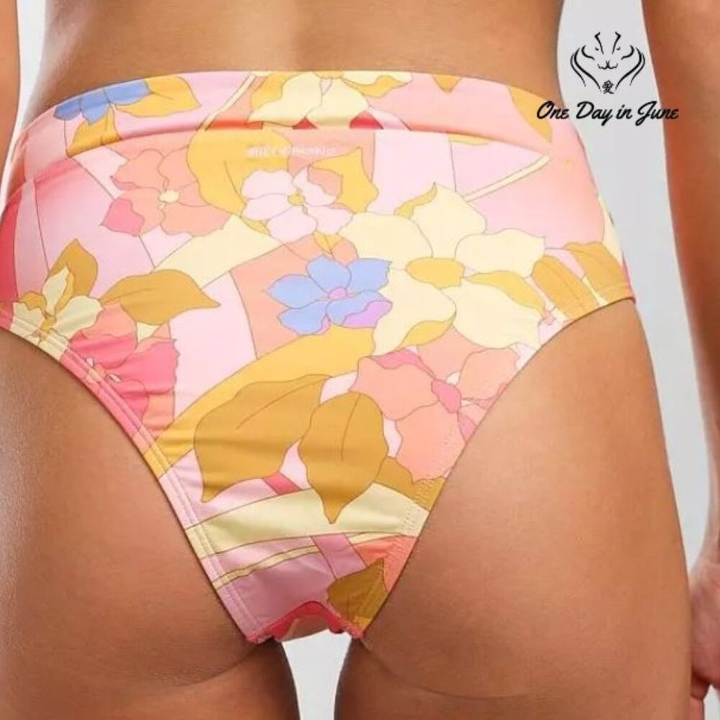 Billabong Groovy Garden Rise Bikini Bottom Size L