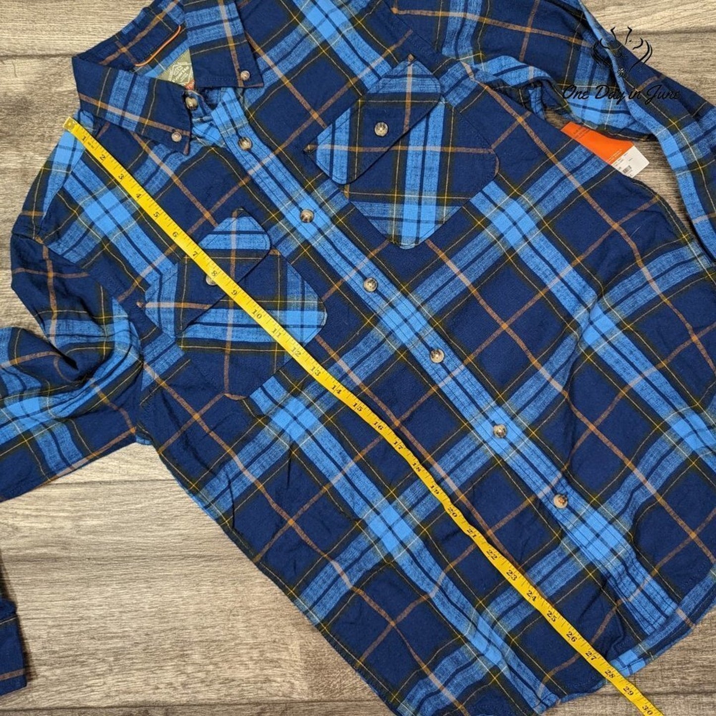 St. John's Bay Outdoor Durable Cotton Button Down Shirt Size S