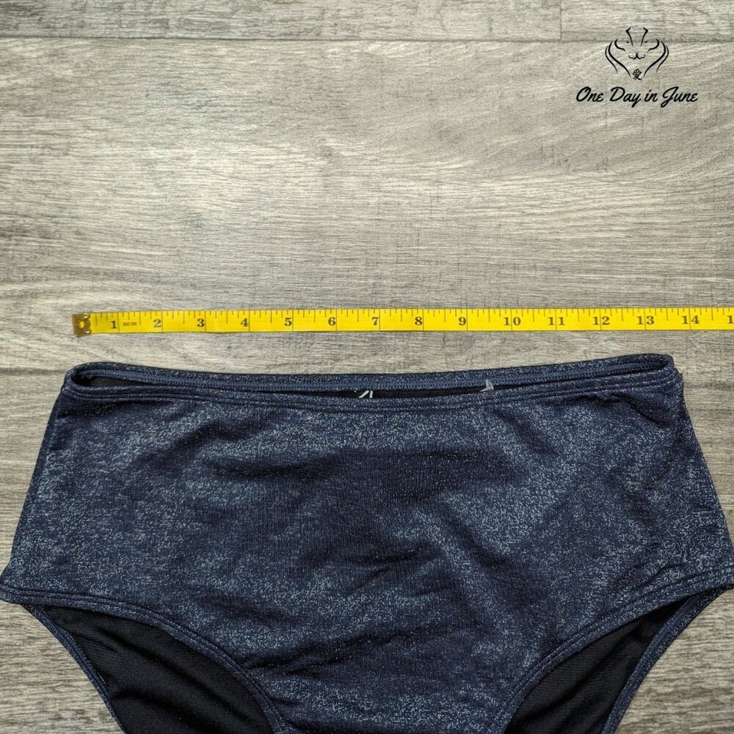Cupshe Sparkle Bikini Bottom Size M