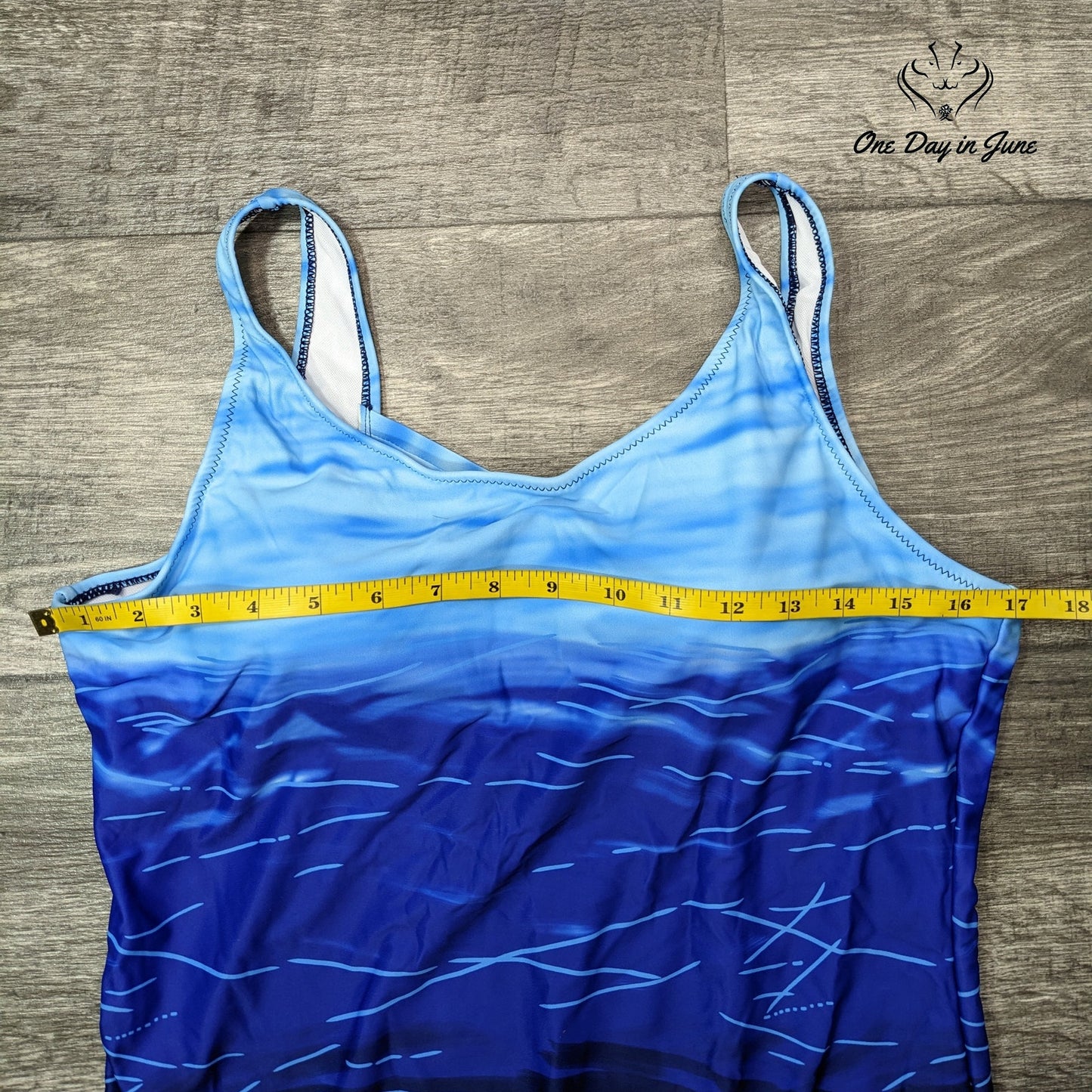 Aleumdr Cross Back One Piece Swimsuit Size L