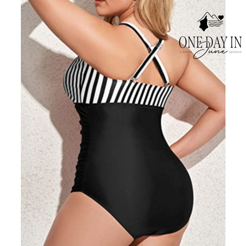 Hanna Nikole Plus Size One Piece Swimsuit Size 18W