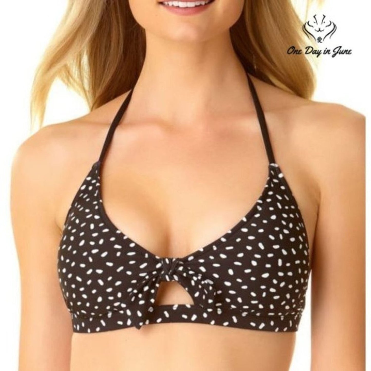 a.n.a Dots Bralette Bikini Top Size S