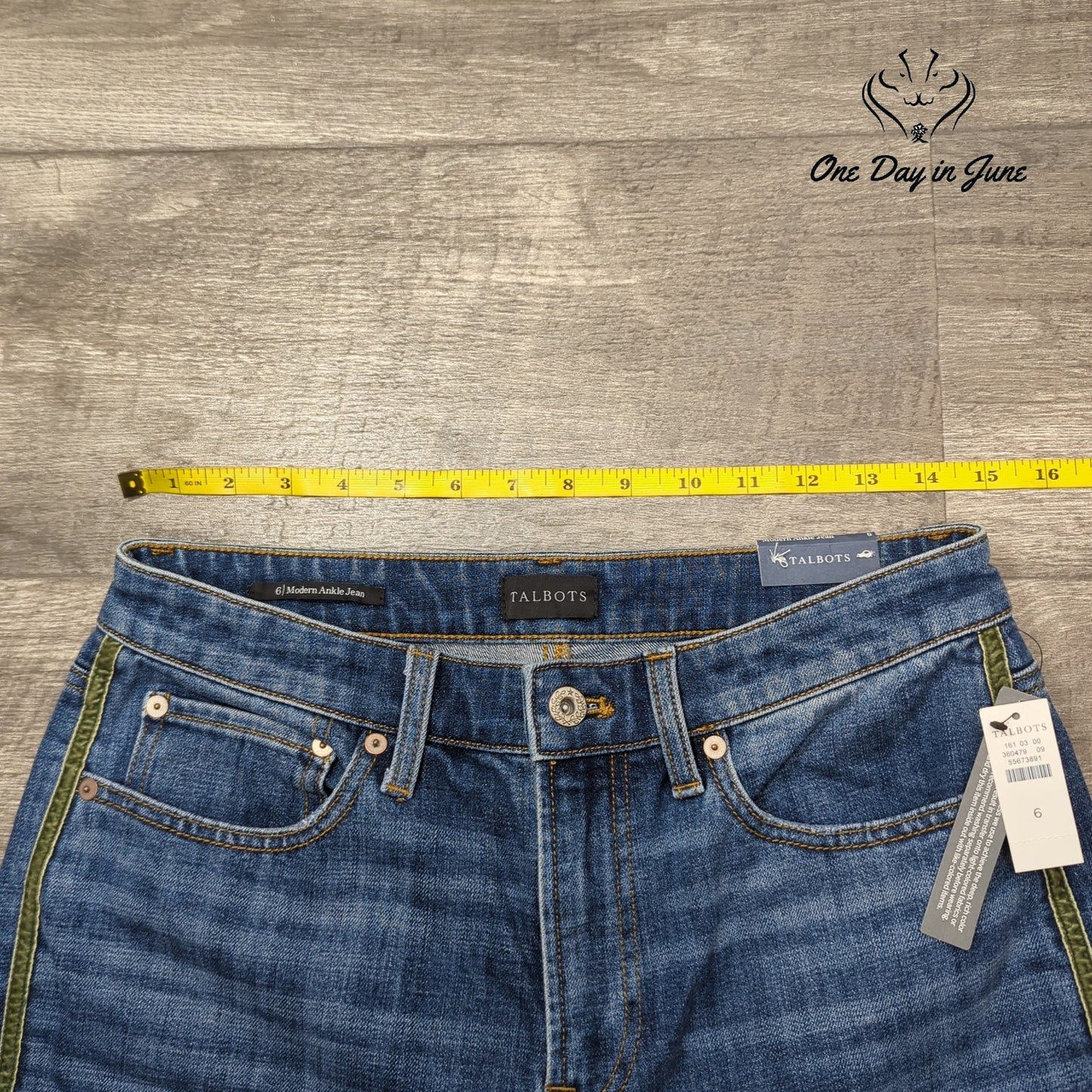 Talbots Modern Ankle Jeans Size 6