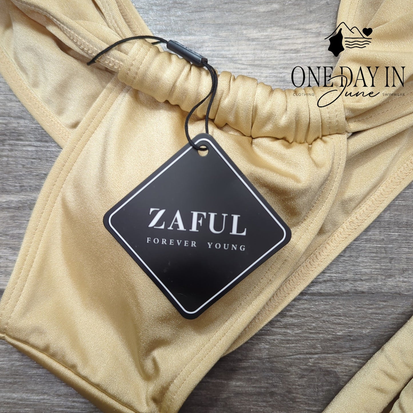 Zaful One Shoulder Bikini Swimsuit Size M