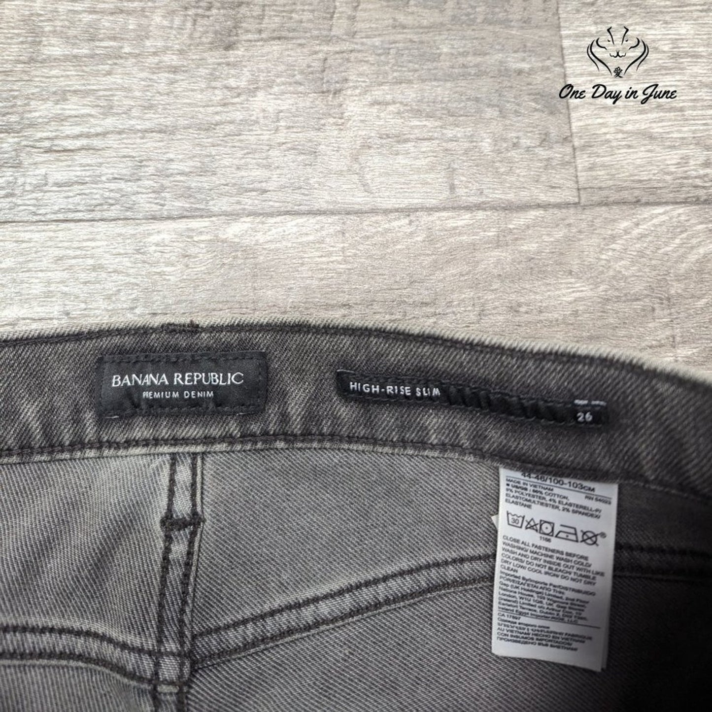 Banana Republic High Rise Slim Jeans Size 26 (2)